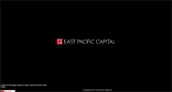 Desktop Screenshot of eastpacificcapital.com