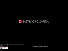 Tablet Screenshot of eastpacificcapital.com